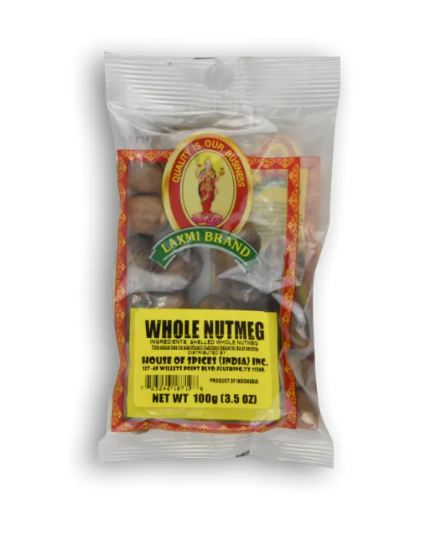 LAXMI Whole Nutmeg 3.5 OZ